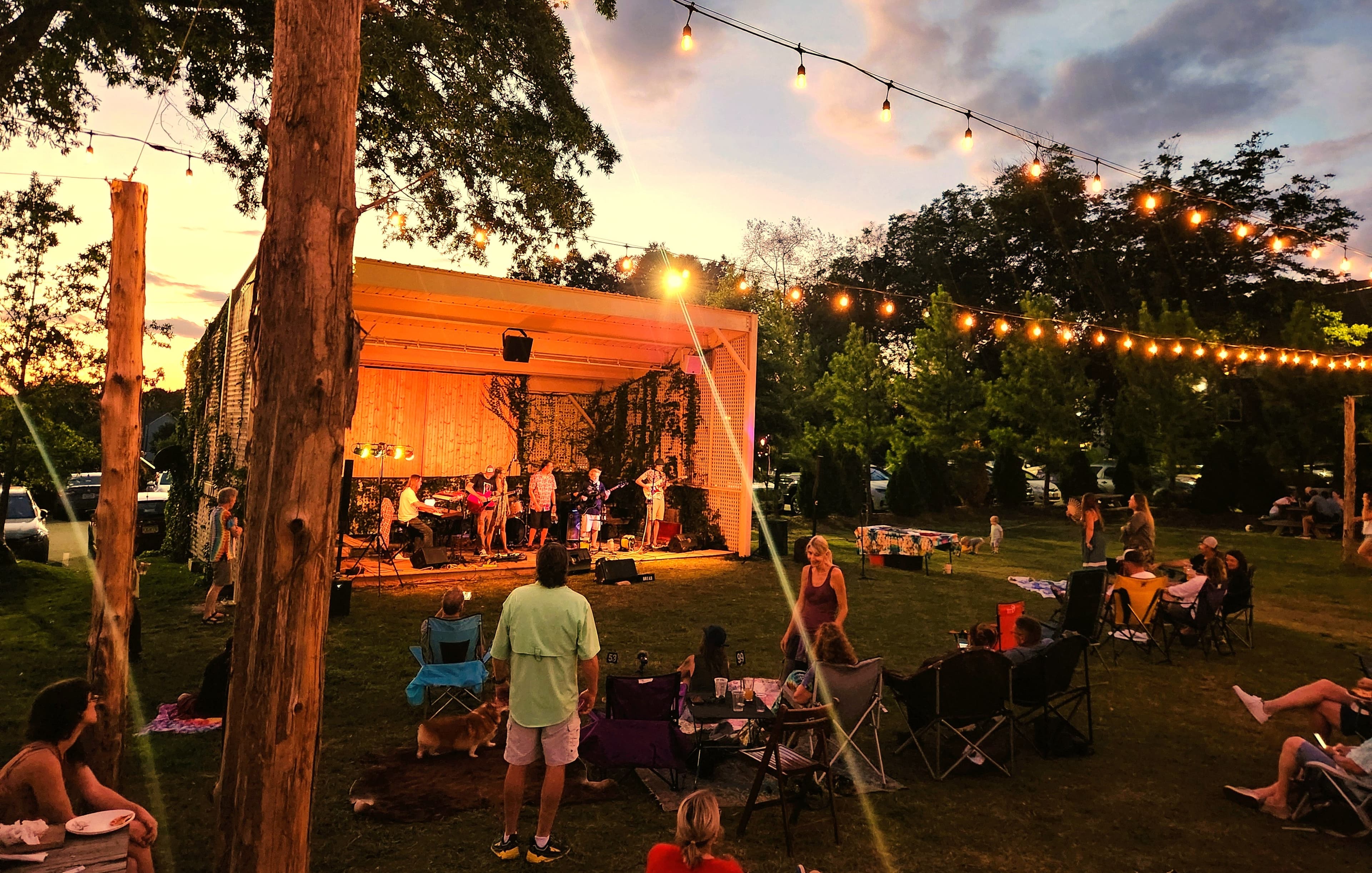 Heist Barrel Arts outdoor stage